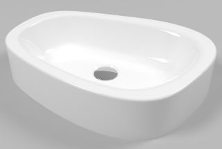 Раковина Whitecross Moonstone C 0729.050035.100 50см белый глянец